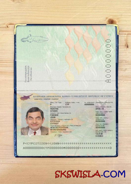 Cypr zdjęcie do paszportu pliki PSD, skan i fotografowany obraz